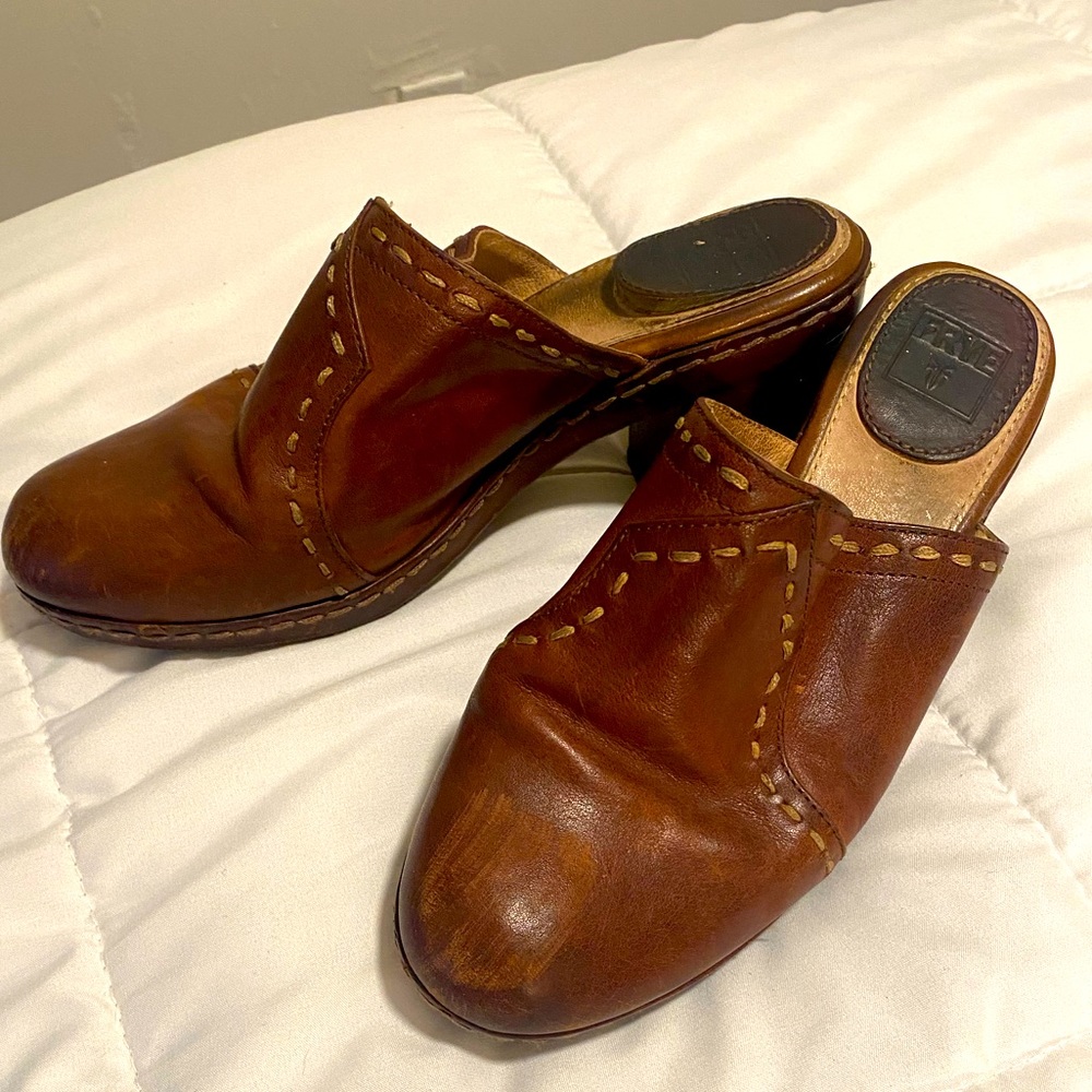 Vintage Frye Mules